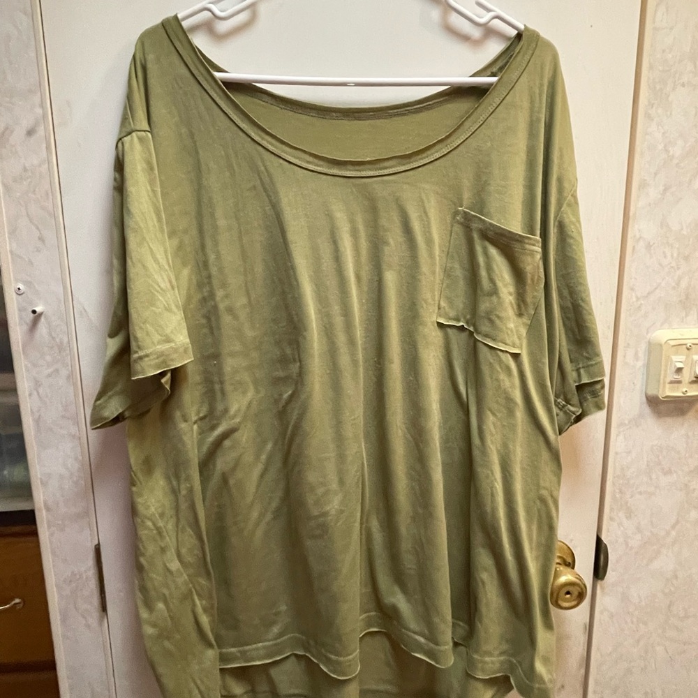 Olive Green Oversized T-Shirt